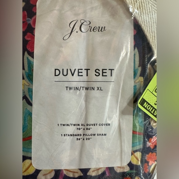 New! J Crew Limited-edition twin XL duvet set in Liberty® Elm House fabric It#NX - Picture 5 of 8